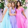 three women in pastle spring outfit ideas