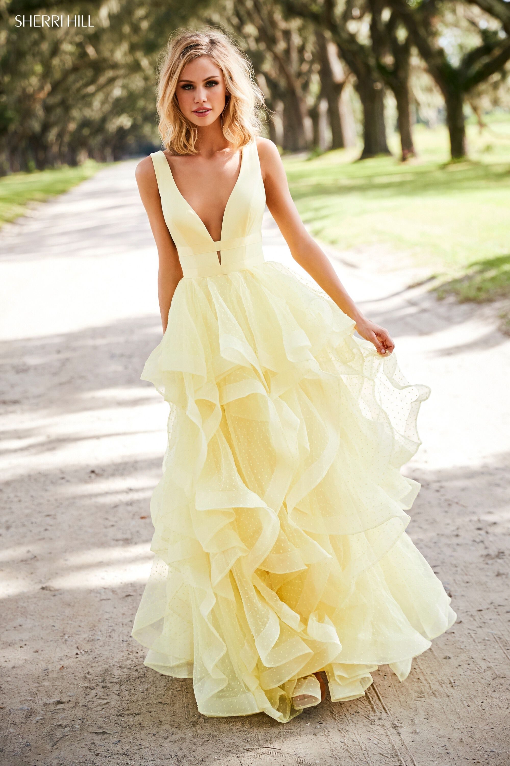 Yellow Sherri Hill