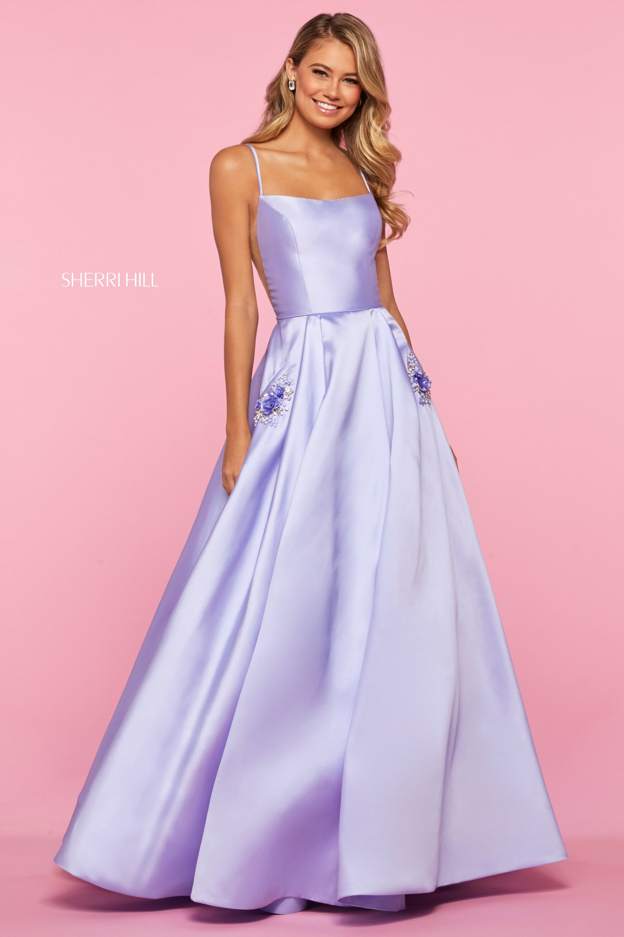 sherri hill purple prom dress