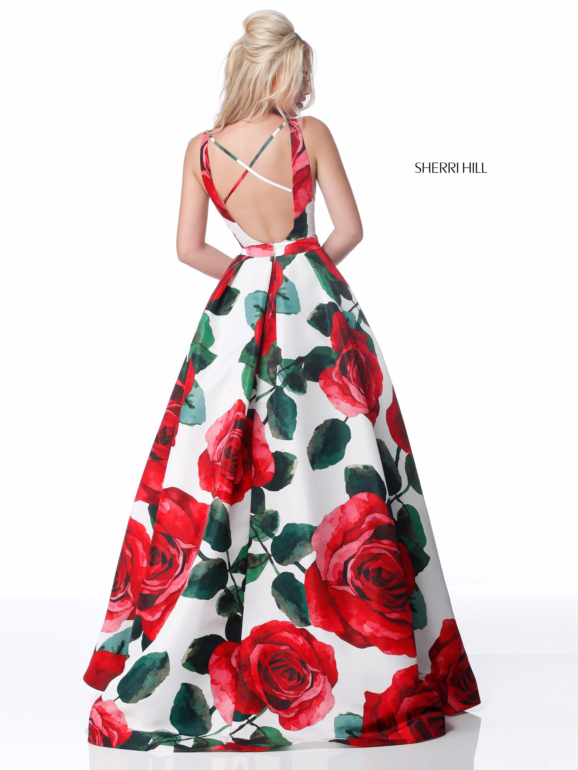 sherri hill roses dress
