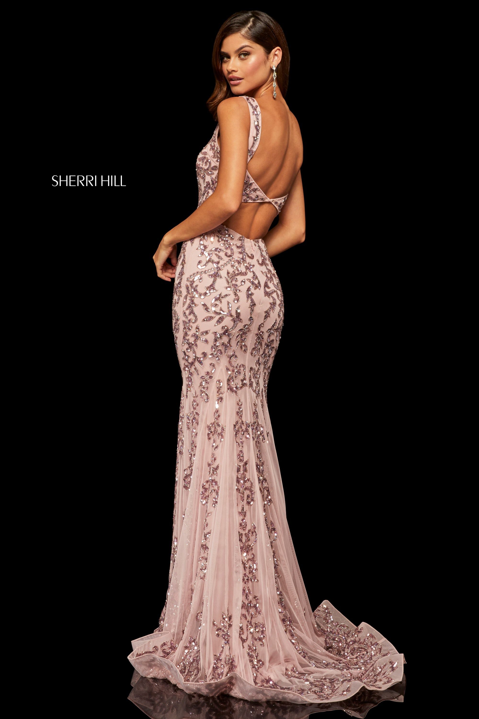 rose sherri hill dress