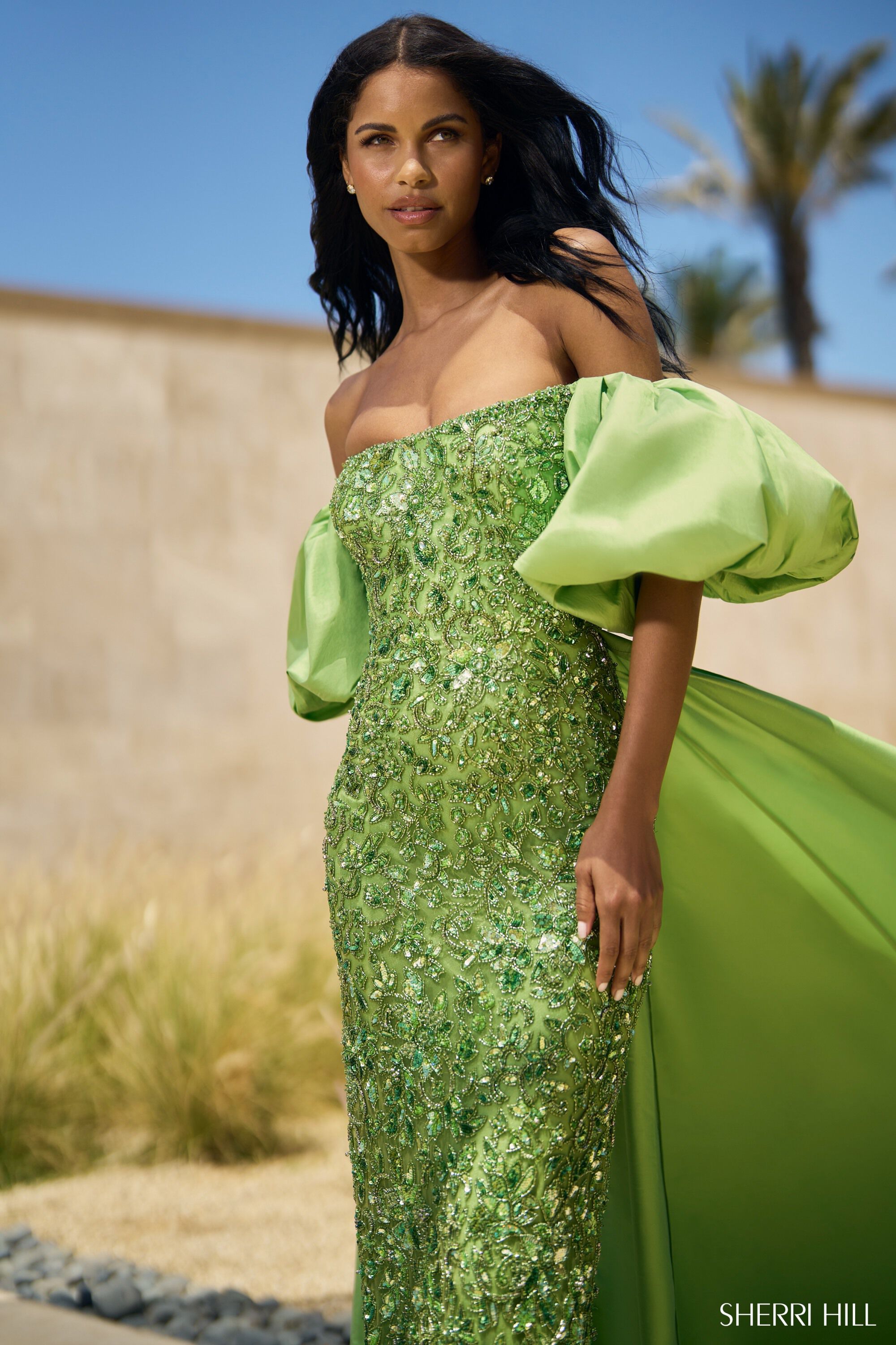 Sherri Hill Mint Green Dress