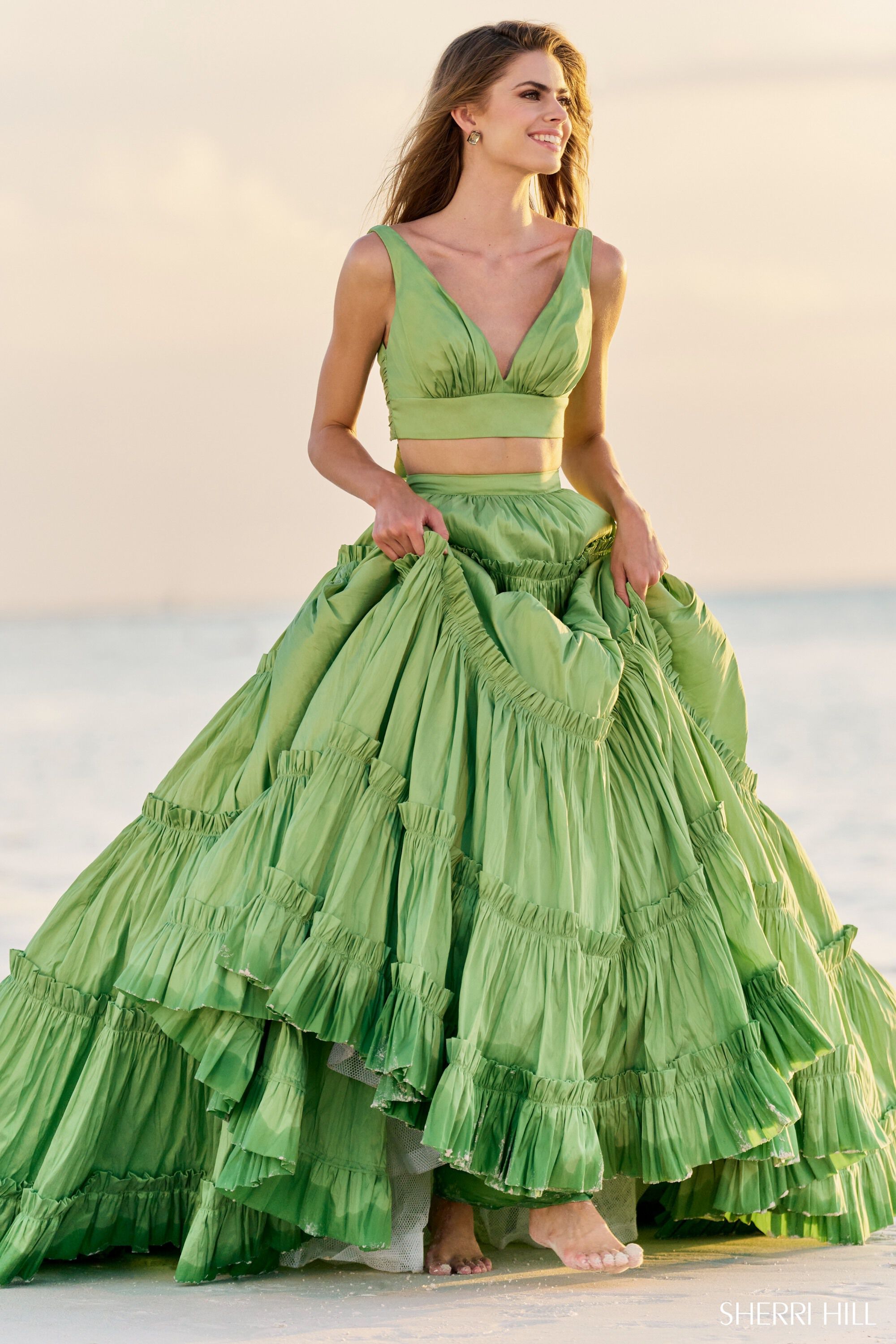 Sherri Hill Mint Green Dress