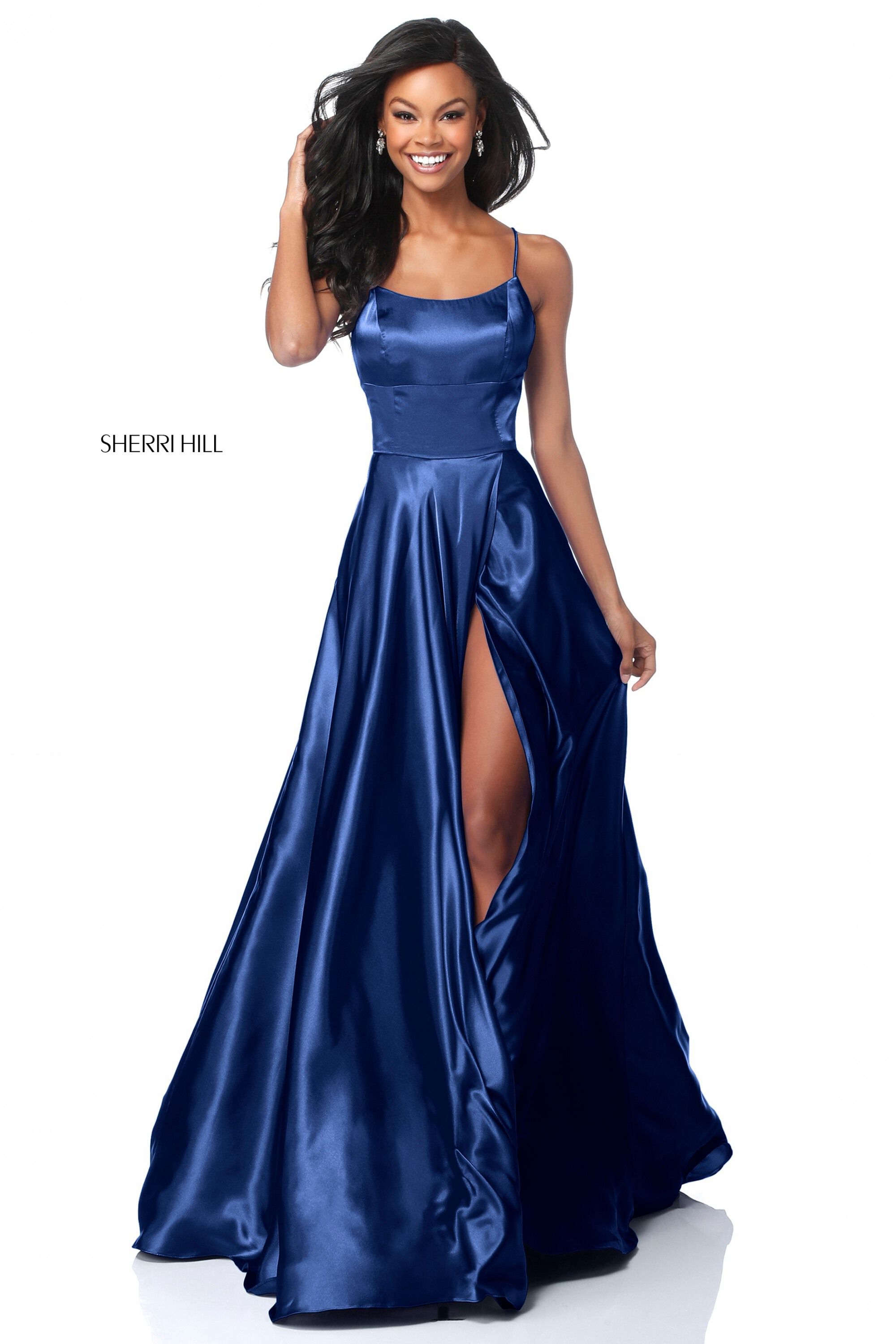 Navy Blue Prom Dress Sherri Hill