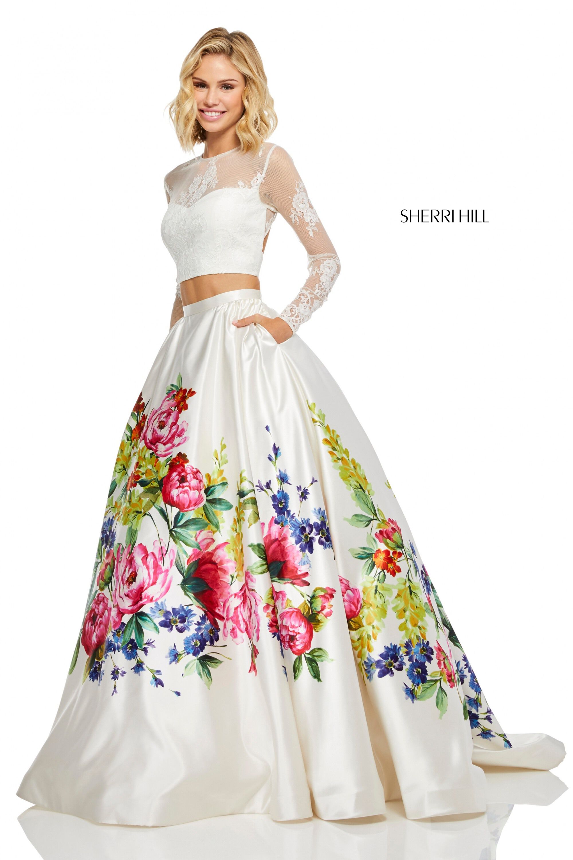 Sherri hill 2 piece clearance gown