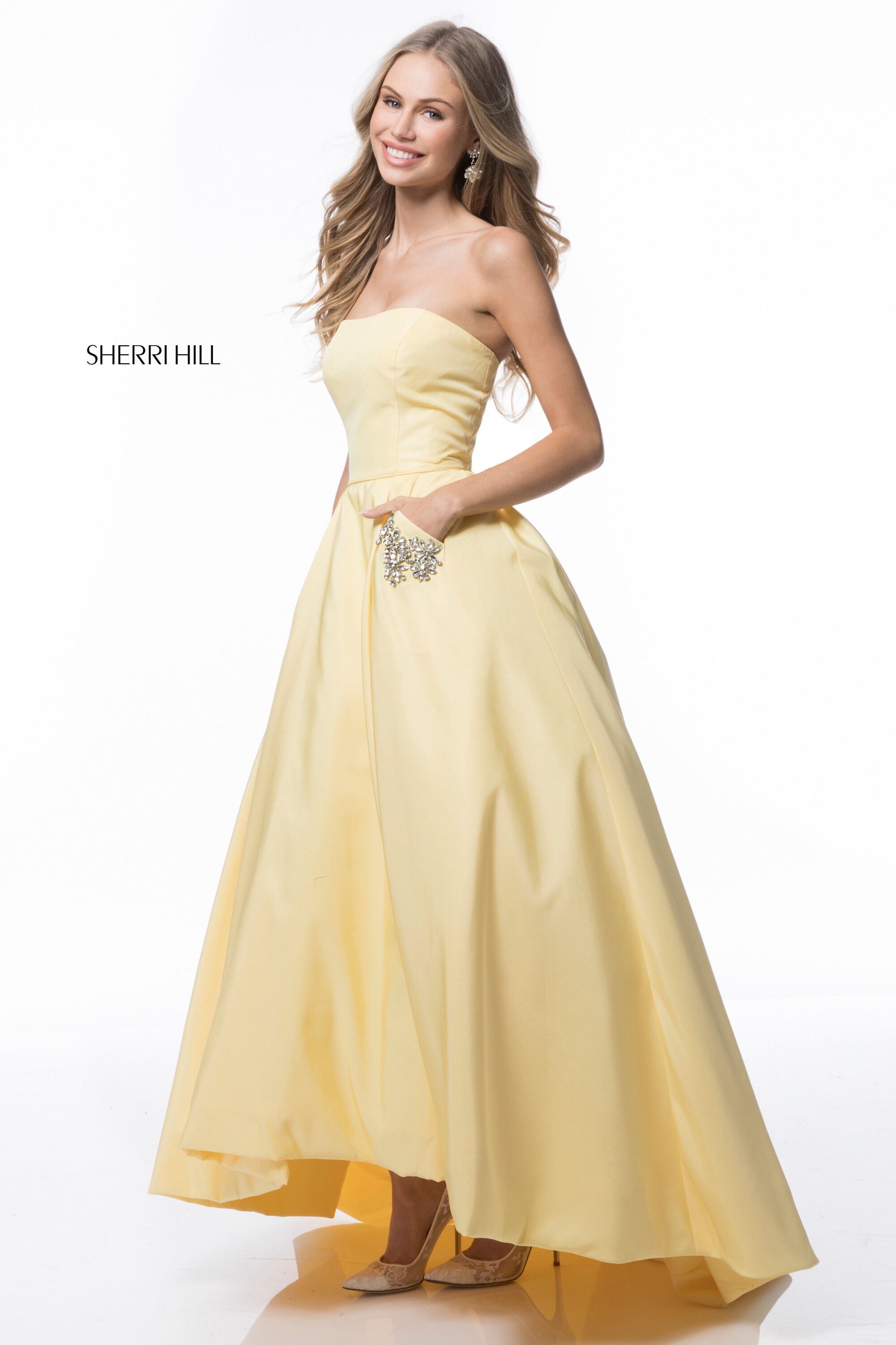 sherri hill dress with pockets