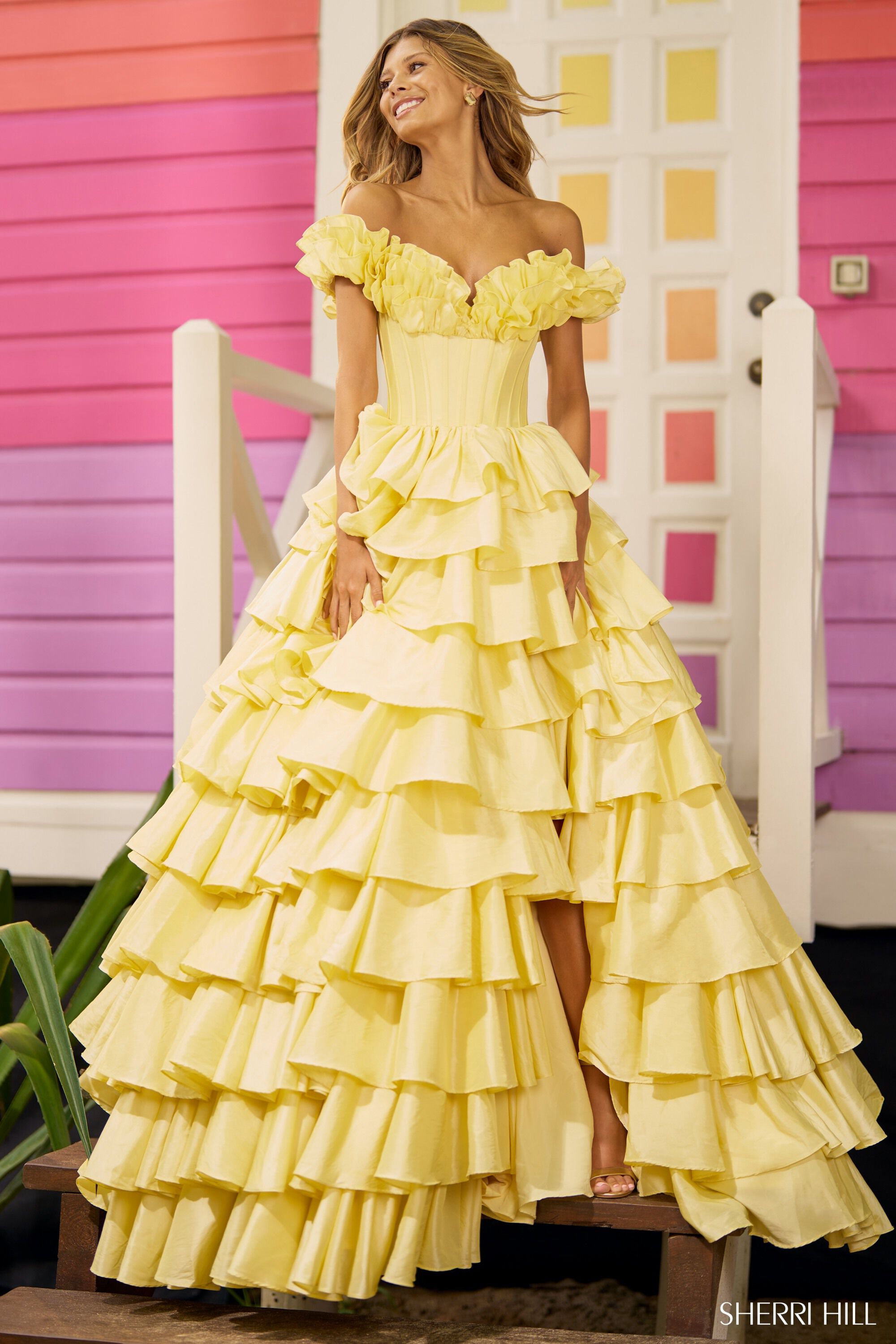 Yellow Sherri Hill