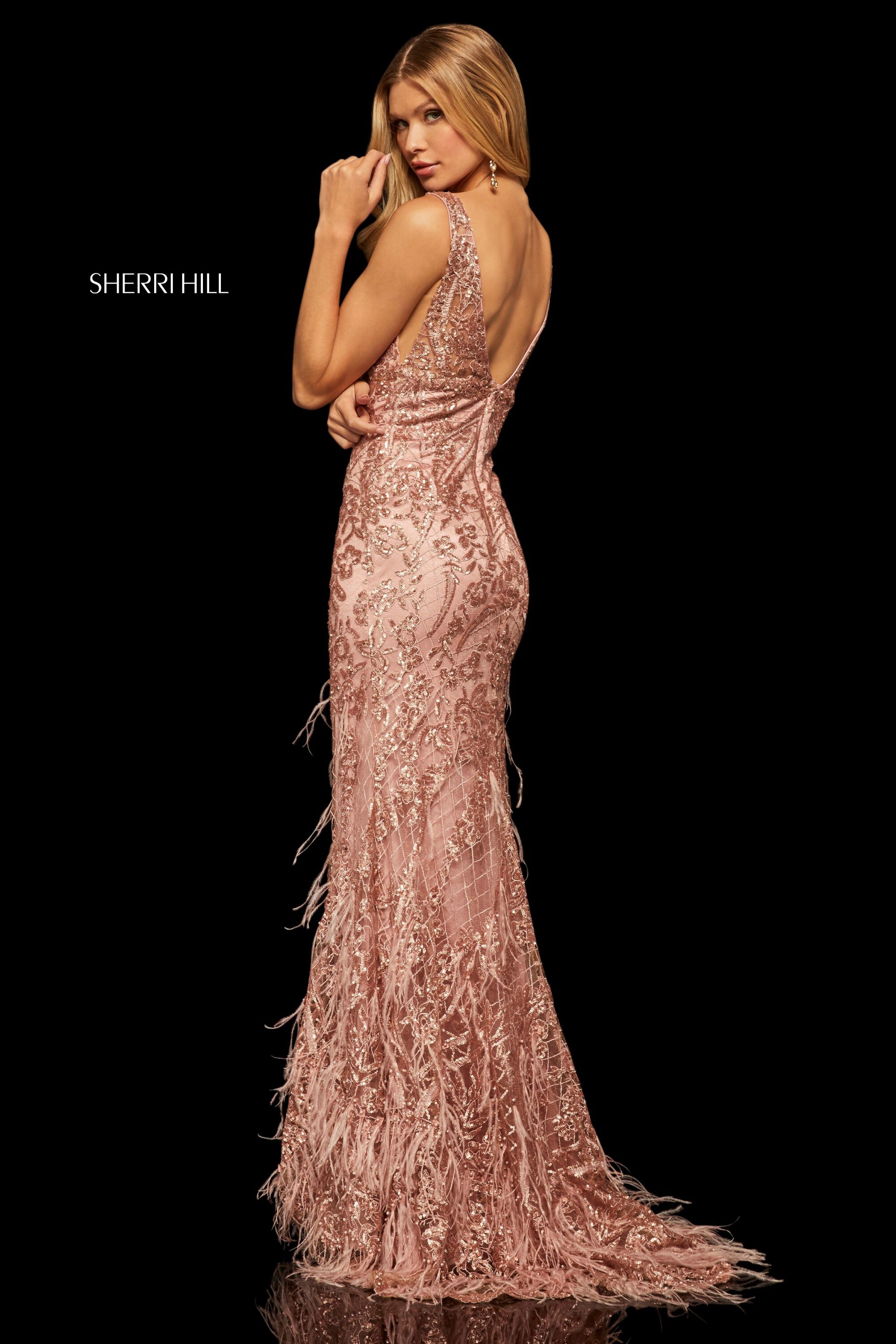 rose sherri hill dress