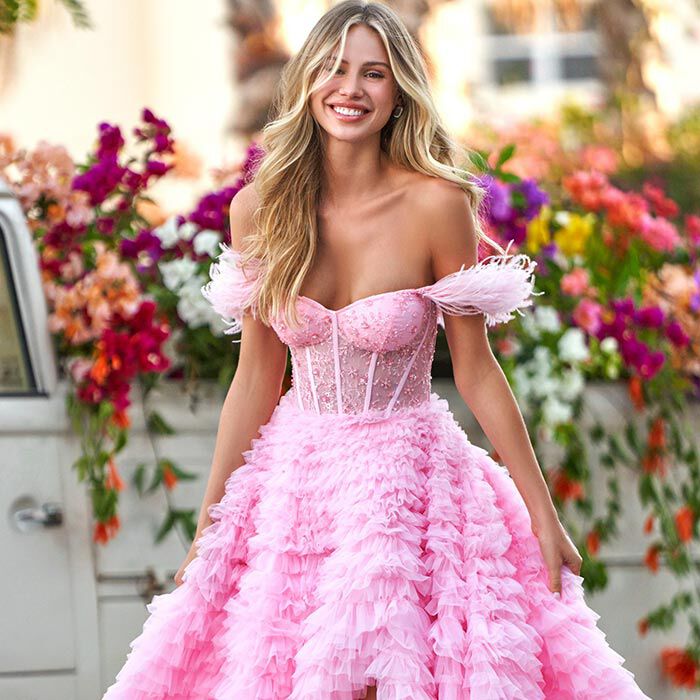 Sherri Hill Lace Corset Long Prom Dress 55059 – Terry Costa